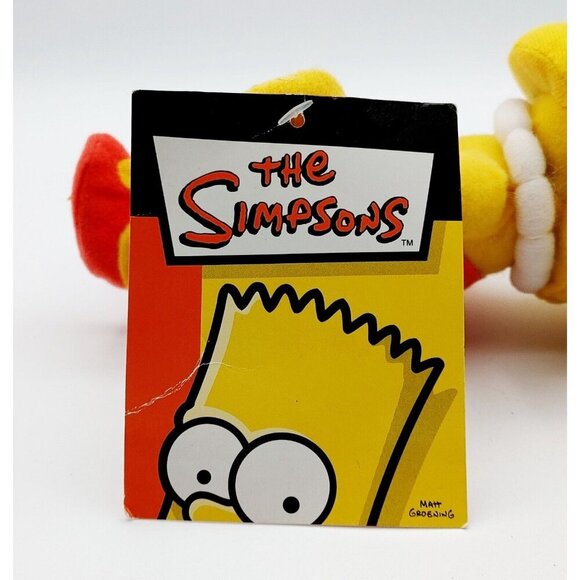 Nanco The Simpsons 9" Lisa Simpson Plush Doll 2004 New - Picture 5 of 6